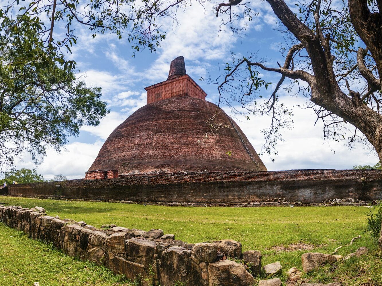 Jetvanarama Dagoba at the Sacred City of Anuradhapura, Cultural Triangle, Sri Lanka, Asia